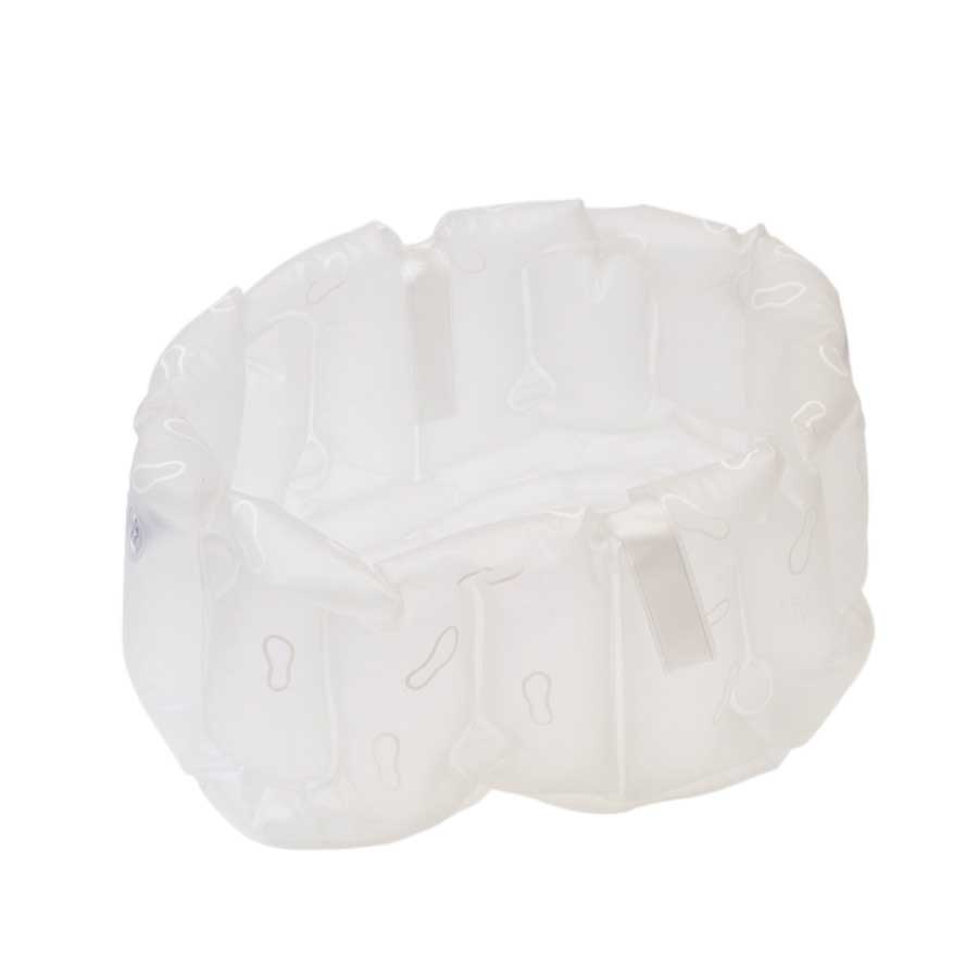 Inflatable Foot Bath with handle Frost white. Made from recycled plastic
