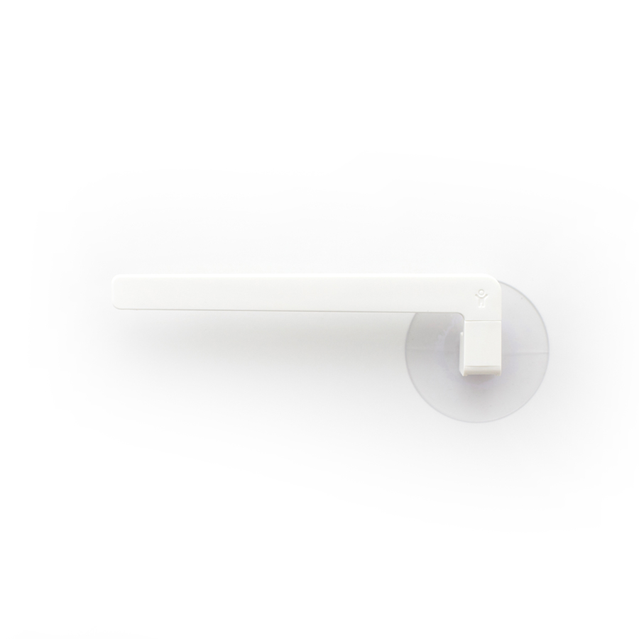 Suction Dishcloth Hanger. Suction Cup Fastener - White. 17,8x6,3x2,2 cm. Plastic - 2