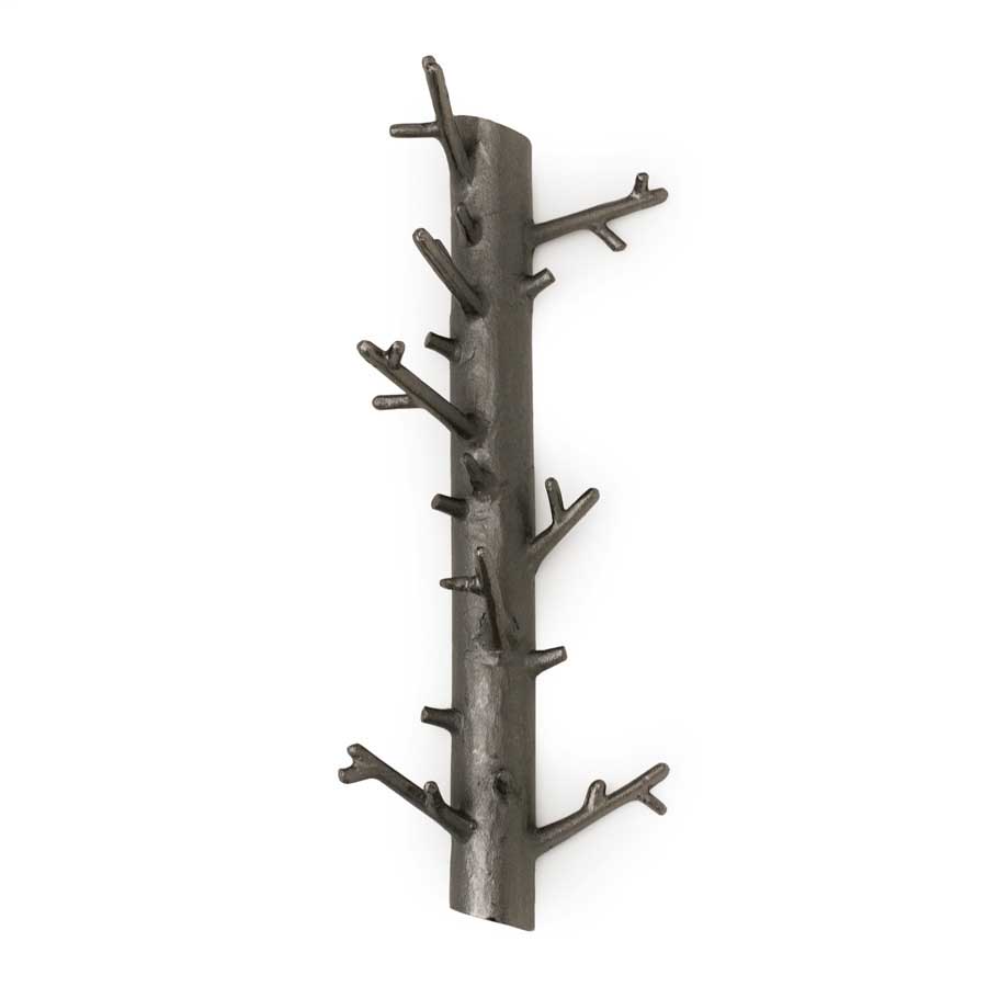 Branch Hanger Long - Antique Black. 31x12x5 cm. Cast iron - 1