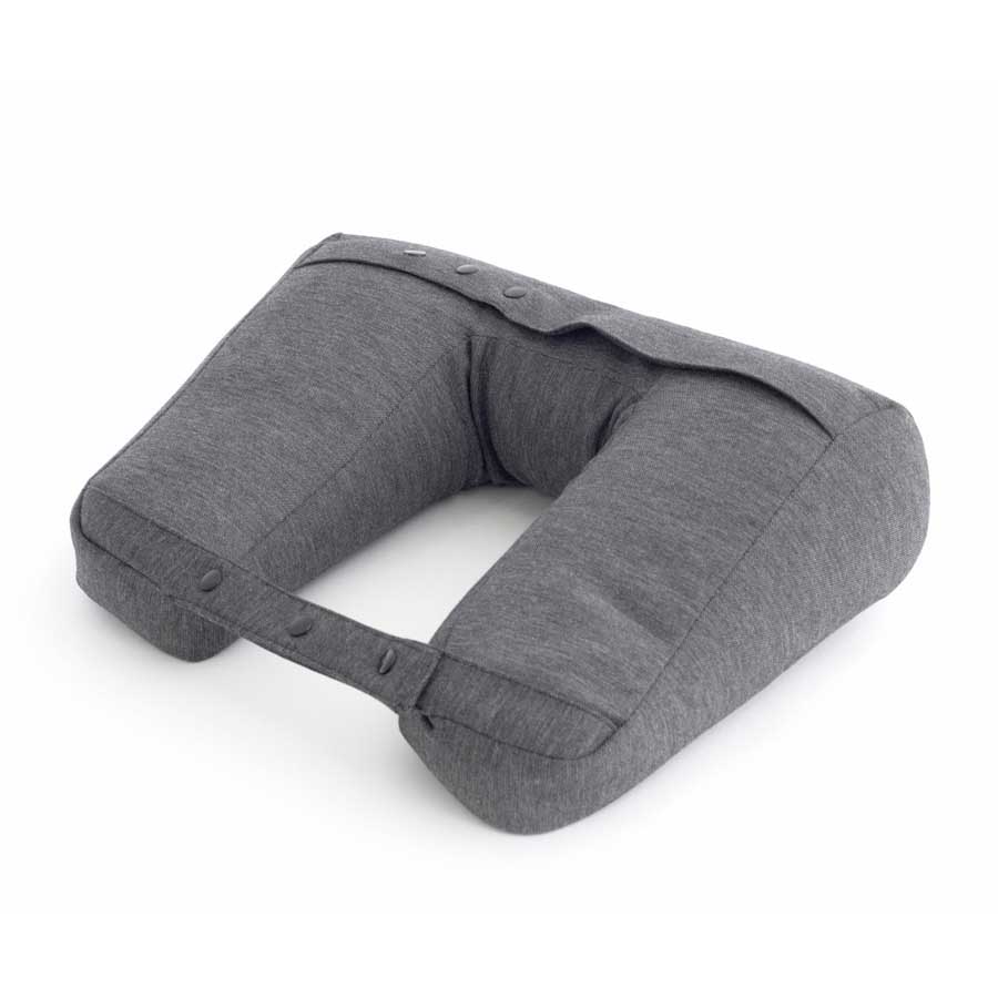 Kneck™ Travel Pillow 3-in-1. Comfort Plus. Salt & Pepper Gray. 33x28x10 cm.  - 8