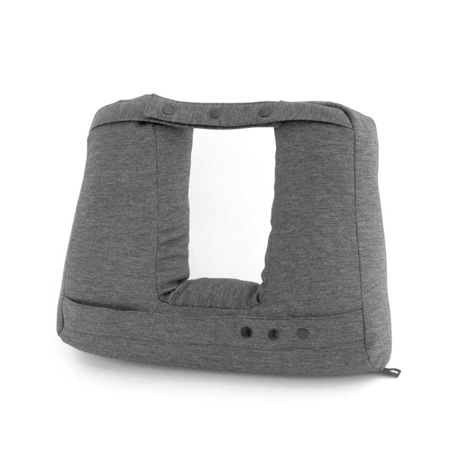 Kneck™ Travel Pillow 3-in-1. Comfort Plus. Salt & Pepper Gray. 33x28x10 cm.  - 9