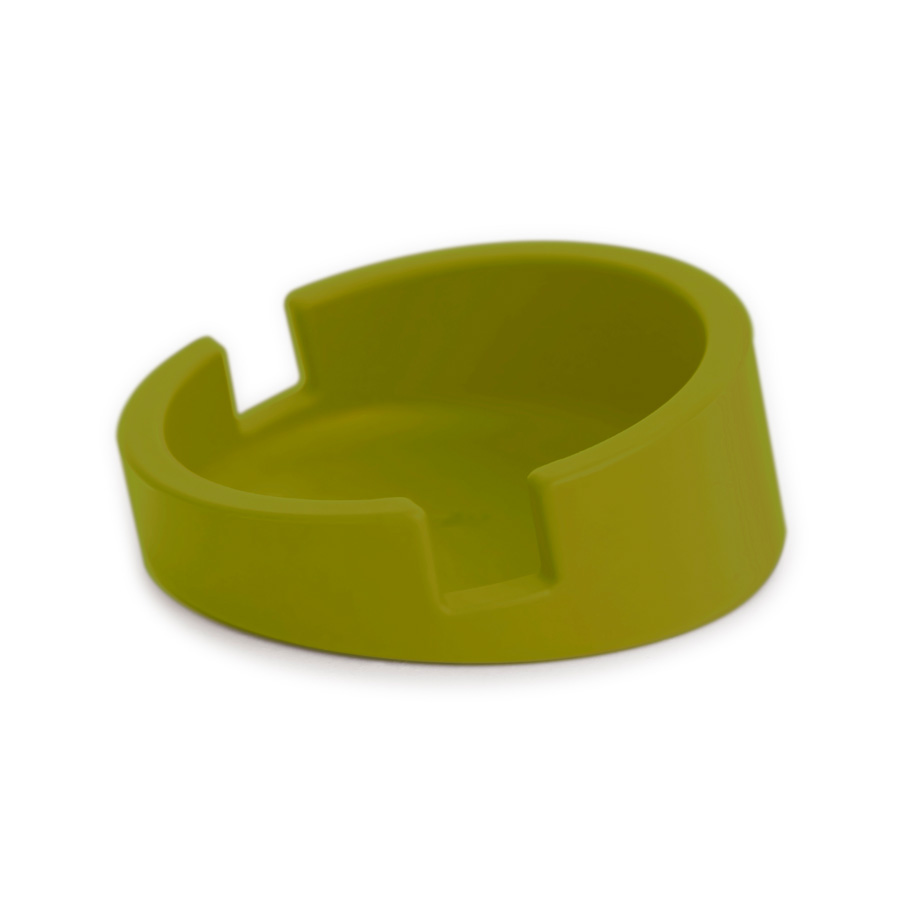 Kitchen Tablet Stand. Cookbook stand for iPad/tablet PC - Green. ø11,4 cm, 4,5 cm high. Silicone - 1