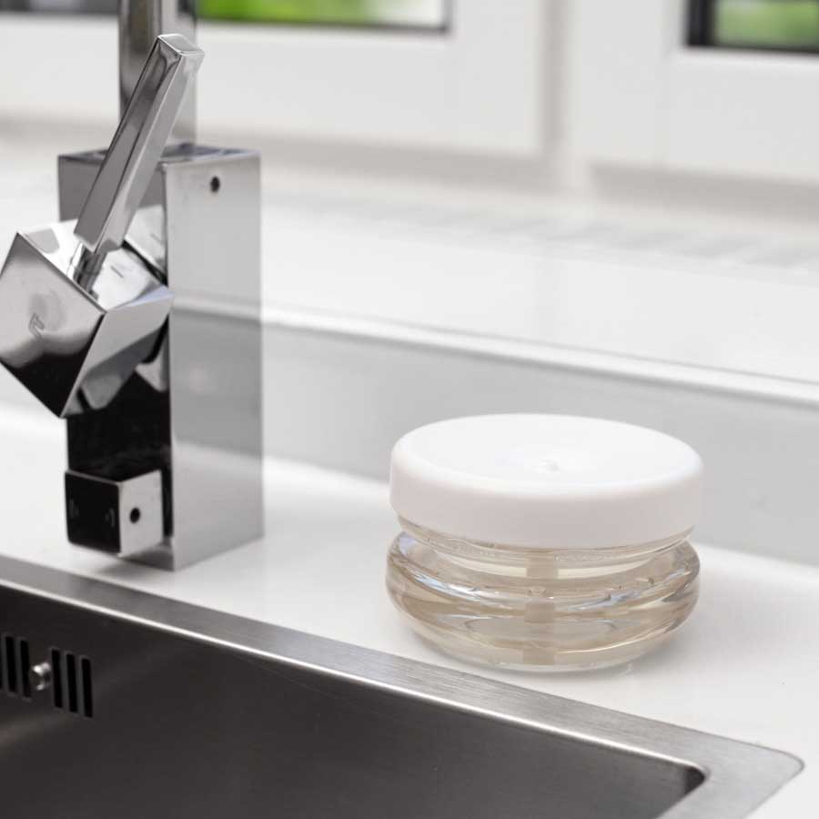 Dish Soap Dispenser Do-Dish™ - White. 10x10x6 cm. PET, plastic - 5