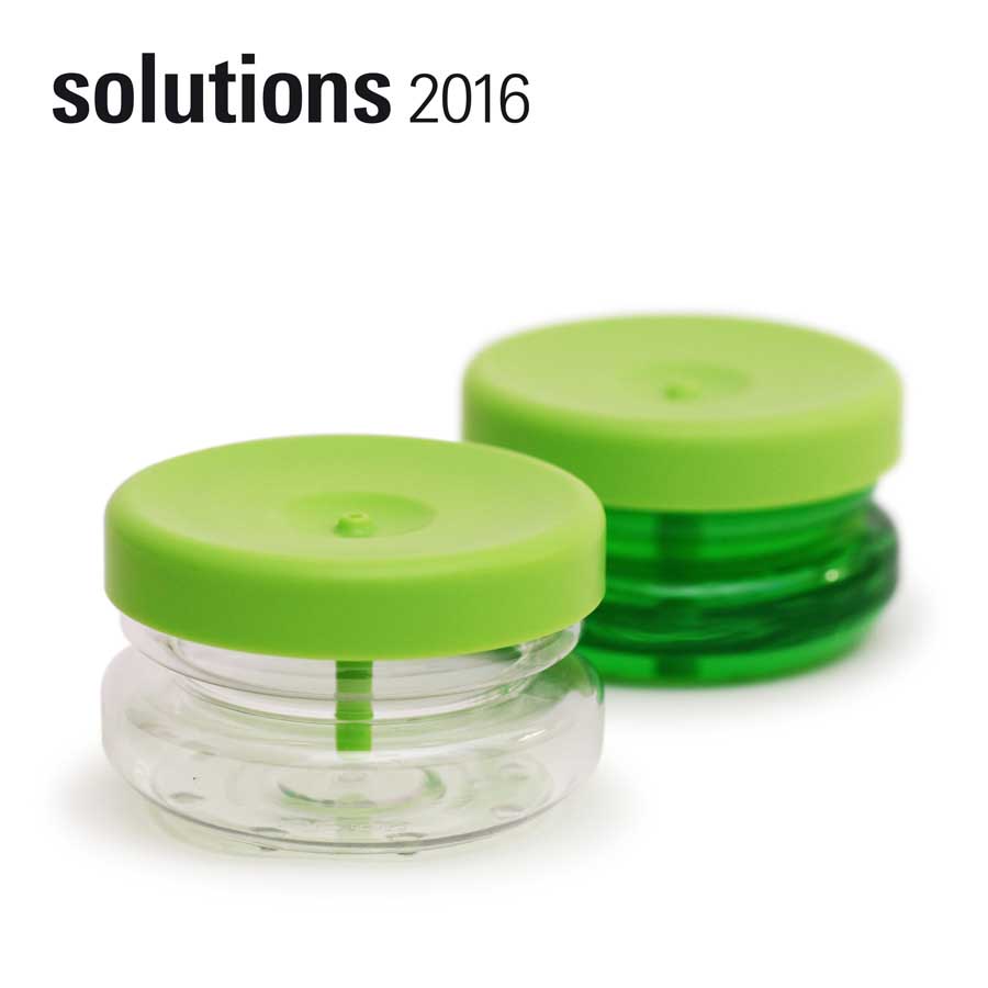 Sustainable Dish Soap Dispenser Do-Dish™ - Lime Green/Clear.