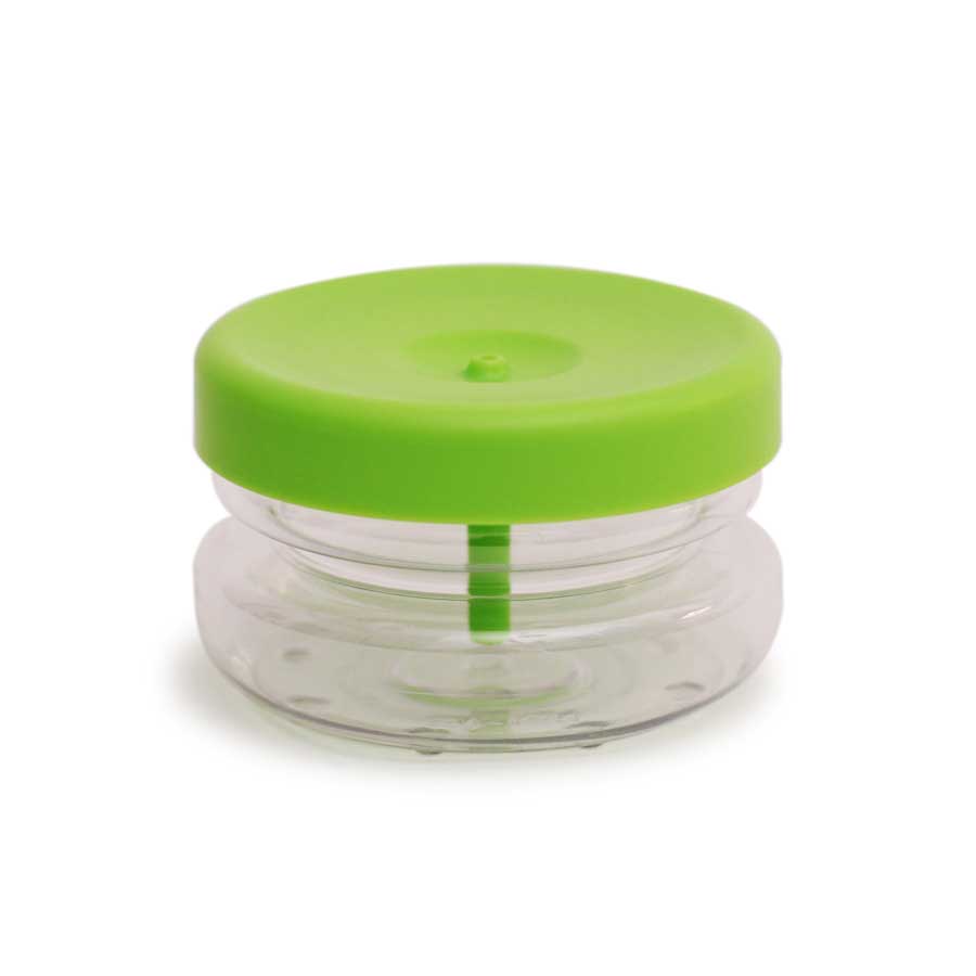 Sustainable Dish Soap Dispenser Do-Dish™ - Lime Green/Clear. 10x10x6 cm. PET, plastic - 1