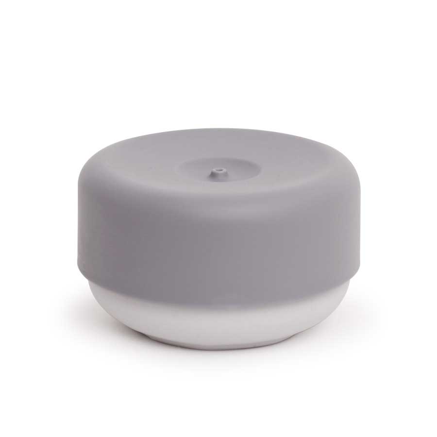 Sustainable Dish Soap Dispenser Do-Dish™ - Gray/Light Gray. ø11x6,5 cm. PET, plastic, silicone - 3