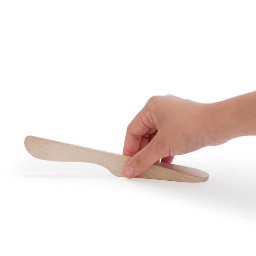 Self standing Spreader Knife Air, Large
Solid wood
